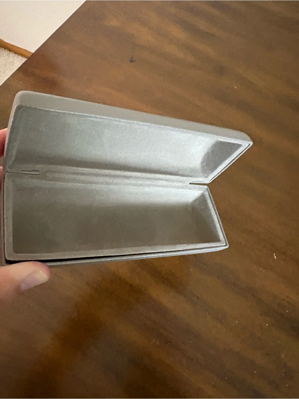 BCBGMaxAzria Taupe Hard Eyeglasses Case